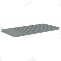 TENNSCO Shelf: 48 in x 24 in, 850 lb Load Capacity, Steel, 22 ga Decking, Gray, Shelf (MPN ZBES-4824C). Key specifications — Decking Material: Steel; Includes: (4) Beams; Decking Finish: Zinc Plated; Shelf Configuration: Single Straight; Color: Gray; Frame Material: Steel; Brand: TENNSCO; Frame Finish: Zinc Plated.