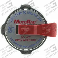 MOTORAD Radiator Cap: Plastic/Rubber/Stainless Steel, Cam-On, 13 psi Pressure Capacity - Max, ST13. Key specifications — Fastener Type: Cam-On; Manufacturer Part Number: ST13; Brand: MOTORAD.