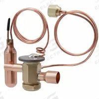 PARKER Thermostatic Expansion Valve: HX/HXC, 5 ton Nominal Capacity - Gen, Field Adj, 1/2 in Female (MPN HXCAE-5-VX100H). Key specifications — Brand: PARKER; For Refrigerant Type: R-407F; Includes: Mounting Hardware; Superheat Adjustment: Field Adjustable; Manufacturer Part Number: HXCAE-5-VX100H.