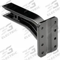 REESE Pintle Hook Mounting Plate: 18,000 lb Gross Vehicle Wt Capacity, 2 1/2 in x 2 1/2 in (MPN 45294). Key specifications — Size: 7-1/4 x 5 in; Includes: 7-1/4 x 5 in Plate; Material: Steel; Shank Diameter: 2-1/2 in x 2-1/2 in; Brand: REESE.