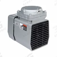GAST Compressor/Vacuum Pump: 1/8 hp, 115V AC, 25.5 in Hg Max Vacuum, 60 psi Max Continuous Pressure (MPN DOA-P701-AA). Key specifications — attr50671: 115V AC; attr50650: 1.1 cfm; attr50635: GAST.