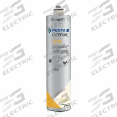 EVERPURE Quick-Connect Water Filter: 5 micron, 2.5 gpm, 15,000 gal, 10 1/8 in Overall Ht (MPN EV969327). Key specifications — Filter Media: Carbon; Reduces: Chlorine Odor; Brand: EVERPURE.