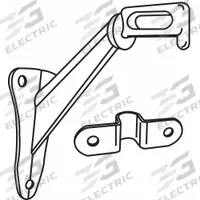 APPROVED VENDOR Handrail Bracket (MPN 900-9669CH). Key specifications — Brand: APPROVED VENDOR.