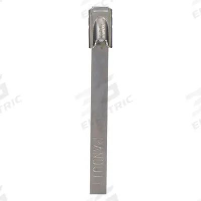 PANDUIT Cable Tie: 5 in Nominal Lg, 1 in Nominal Max. Bundle Dia., 0.18 in Wd, Silver - 316 Stainless Steel Cable Ties