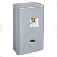 SQUARE D Magnetic Motor Starter: Non-Reversing, 3 Poles, NEMA Size 3, 90 A, 240V AC Coil (MPN 8536SEG1V03). Key specifications — Brand: SQUARE D; Coil Voltage: 220/240V AC; Phase: Three; Operator: None; Terminal Connection Type: Screw Clamp Terminals; Includes Pilot Light: No; Operator Controls: None; Auxiliary Contacts Included: No Auxiliary Contacts Included.