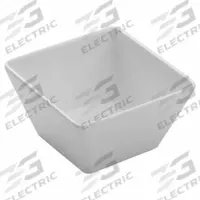 AMERICAN METALCRAFT Melamine Bowl,Square,5": 23 oz Capacity, Melamine, White (MPN MELSQ53). Key specifications — Brand: AMERICAN METALCRAFT; Color: White; Material: Melamine; Product Type: Bowl.