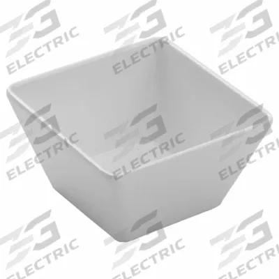 AMERICAN METALCRAFT Melamine Bowl,Square,5": 23 oz Capacity, Melamine - Serving Bowls