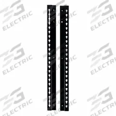 DIAMOND STORAGE SOLUTIONS Bin Wall Rail: 23 3/4 in Overall Lg, 2 1/4 in Overall Wd, 2 Rails, Black (MPN 303WR-24RL-RAI-2). Key specifications — Material: Steel; Compatible Manufacturer Model Number: 3030-4-BIN-2; For Bin Type: Tip Out Bin; Color: Black; Brand: DIAMOND STORAGE SOLUTIONS.