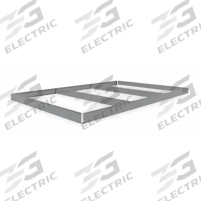 TENNSCO Shelf: 72 in x 48 in, 2,000 lb Load Capacity, Gray - Open Deck Shelf Kits for Boltless Shelving