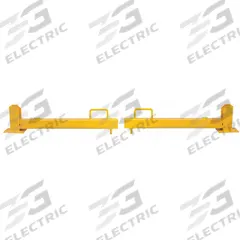POST GUARD Door Protectors: Steel, Yellow, Powder Coated, 1 PR (MPN FDBL-36YL). Key specifications — Material: Steel; Brand: POST GUARD.