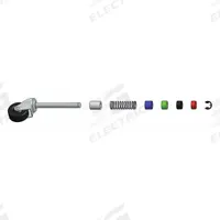 COTTERMAN Ladder Caster Kit: For Stepladders, Swivel, 4 Casters, 2 in Wheel Dia, Casters (MPN SU9093). Key specifications — Caster Type: Swivel; Includes: 1 in Internal Bonded Washers; Brand: COTTERMAN; Compatible Ladder Type: Stepladders; Compatible with Series: MasterStep; Product Type: Caster.