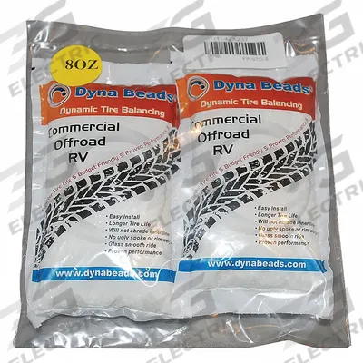 DYNA BEADS Tire Balancing Beads: Wheel Balancing Beads, Trucks, Ceramic, White