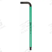 WERA Hex Key: 1 Ball Ends, 1/4 in Tip Size, SAE, Long, Alloy Steel, Black Oxide, 7 1/4 in Handle Lg (MPN 05022636001). Key specifications — attr1205521: WERA; attr1205526: Black Oxide.