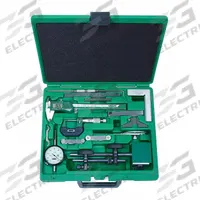 INSIZE Precision Measuring Tool Kit: 9 Pieces, Digital Caliper, Mechanical Outside Micrometer (MPN 5013-E). Key specifications — attr1182219: INSIZE; attr1182229: Digital Caliper; attr1182230: 0 in to 6 in; attr1182232: 0 in to 1 in; attr1182234: Yes; attr1182252: 1 in; attr1182254: 0 in; attr1182258: (1) Radius Gauge.