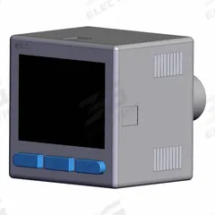 SMC High Precision Pressure Switch: 1/8 in Port Size, 1 Output/2 Output NPN/PNP Open Collector, 2M (MPN ZSE20BF-T-P-N01-W). Key specifications — attr124221: ZSE20BF-T-P-N01-W; attr124227: ZSE20B(F); attr124234: 1 Output/2 Output NPN/PNP Open Collector; attr124235: 12 to 24V DC; attr1042233: 4-Pin Snap-In Plug.