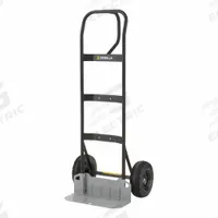 GORILLA hand truck: 800 lb, Single-Loop Handle, Black, Steel, Pneumatic, 18 in W x 8 in D Nose Plate (MPN GHS-8). Key specifications — Brand: GORILLA; Color: Black.