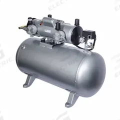 GAST Piston Air Compressor: 2 hp, Horizontal, 30 gal, 12.04 cfm, 50 psi, 110/220V AC/115/230V AC (MPN 8LDF-46T-M850X). Key specifications — attr48430: GAST; attr48445: 60 Hz; attr48450: 115/230V AC; attr48474: Single; attr48487: Horizontal.
