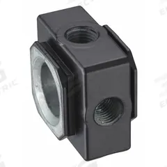 SPEEDAIRE Porting Block: 1/4 in NPT, Aluminum, Intermediate Duty/Std Duty, 4ZK41. Key specifications — attr111689: 4ZK41; attr111695: Standard Duty; attr111692: SPEEDAIRE; attr295056: Aluminum.