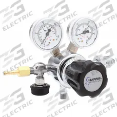HARRIS Specialty Gas Regulator: Single Stage, CGA 346 Inlet, 1/4" NPT M Outlet, 50 psig (MPN KH1011). Key specifications — Brand: HARRIS; Manufacturer Part Number: KH1011; Diaphragm Material: Neoprene; Outlet Connection: 1/4" NPT M; Inlet Connection: CGA 346.