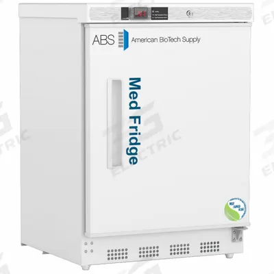 AMERICAN BIOTECH SUPPLY Pharmacy Refrigerator: 4.6 cu ft, Undercounter, 1°C to 10°C - Pharmacy & Vaccine Refrigerators