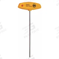 WIHA Hex Key: 0 Ball Ends, 5/32 in Tip Size, SAE, Long, Alloy Steel, Chrome, 6 in Long Arm Lg, T (MPN 33465). Key specifications — attr1205521: WIHA; attr1205526: Chrome.