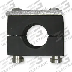 BEHRINGER PIPE SYSTEMS Vibration-Dampening Beta Clamp: Ribbed Bore, 304 Stainless Steel Clamp (MPN R7HT41050-PP)