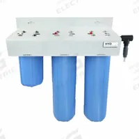 RESINTECH Deionizer: Type II Water, 4.7 lpm Flow Rate, Ions, < 10 MΩ/cm, 3/8" OD, Tap Water (MPN HYS-122-B-HP). Key specifications — Manufacturer Part Number: HYS-122-B-HP; Brand: RESINTECH; Product Type: Deionizer; Purified Water Type: Type II Water; Feed Connection: 3/8" OD; Feed Water Monitoring: No; Feed Source: Tap Water; Impurities Removed: Ions.