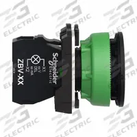 SCHNEIDER ELECTRIC Pilot Light: 30 mm Panel Mounting Size, Red, LED, XB5 Series (MPN XB5FVG4). Key specifications — Series: XB5; Brand: SCHNEIDER; Includes Push-To-Test: No Push-To-Test Included.