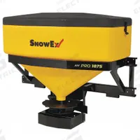 SNOWEX Tailgate Spreader: Vehicle Battery-Powered, Compatible With: Skid-Steer/Tractor/Truck/UTV (MPN SP-1075X-1). Key specifications — attr1033997: Steel; attr1033998: Poly; attr1034002: Vehicle Battery-Powered; attr1034003: Tailgate Spreader; attr1040777: UTV; attr1033988: SNOWEX; attr1054154: Vehicle Battery-Powered.