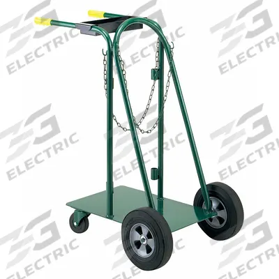 APPROVED VENDOR Cylinder Cart: 600 lb, 2 Cylinder Capacity, 9 in Max. Tank Dia. - Vertical Standard Cylinder Carts