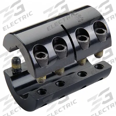 RULAND MANUFACTURING Rigid Shaft Coupling: 1 3/8 in Bore Dia 1, 1 3/8 in Bore Dia 2 - Two-Piece Rigid Shaft Couplings