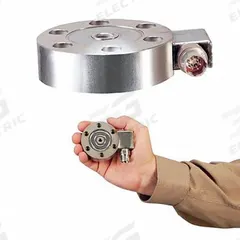 OMEGA Low Profile Load Cell: 5,000 lbf Load Cell Capacity, ± 0.080% Hysteresis (MPN LCHD-5K). Key specifications — Brand: OMEGA; Repeatability: ±0.030%; Force Type: Tension; Hysteresis: ± 0.080%.