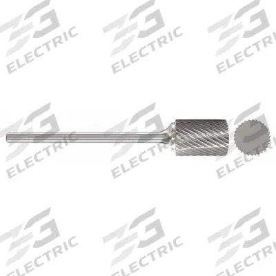 APPROVED VENDOR Carbide Bur: Cylinder, SA-1L6, Single Cut, 1/4" x 1/2" Head - Single-Cut Cylinder Burs
