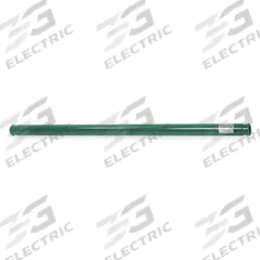 GREENLEE Reel Stand Spindle: 1 Spindles, 76 in x 2 3/8 in x 2 1/2 in, For 96 in Max Spool Dia, Steel (MPN 684). Key specifications — Brand: GREENLEE; Color: Green; Material: Steel; Finish: Powder Coated; For Maximum Spool Diameter: 96 in.