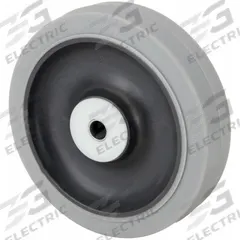 APPROVED VENDOR Caster Wheel: 5 in Wheel Dia., 1 1/4 in Wheel Wd, Rubber, 325 lb Load Rating, Gray (MPN 2RZK2). Key specifications — Wheel Core Material: Plastic; Wheel/Tread Color: Gray; Brand: APPROVED VENDOR.