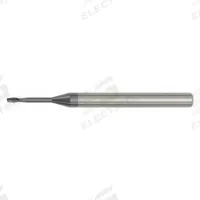 WIDIA HANITA Square End Mill: Carbide, TiAlN Coated, 2 Flute, 1.5 mm Mill Dia, 2.3 mm LOC, 60 mm OAL (MPN 7N1201502RJ)