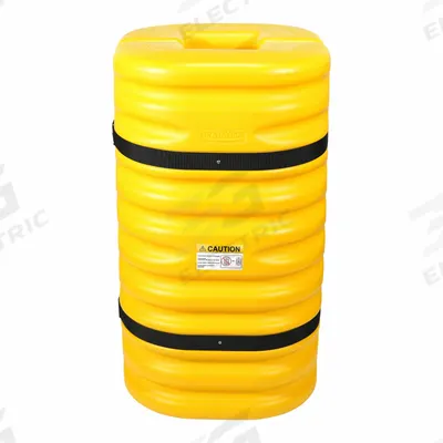 APPROVED VENDOR Column Protector: 8 in (I-Beam)/8 in (Round)/8 in (Square) - Column Protectors with Square Centers