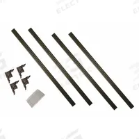 MIRREDGE Mirror Installation Kit: 1 1/2 in Overall Ht, 60 in Overall Wd, 1/4 in Overall Dp (MPN 54112). Key specifications — Brand: MIRREDGE; Corner Shape: Square; Finish: Wood Grain; Color: Cherry Walnut; Material: Polymer Plastic; Lighted: No.