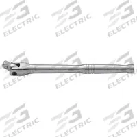 WESTWARD Breaker Bar: 3/8 in Drive, 10 in Lg, Smooth Grip, Alloy Steel, Chrome (MPN 33M360). Key specifications — attr1205663: Chrome; attr1205652: WESTWARD; attr1205649: Smooth; attr1205662: Alloy Steel.