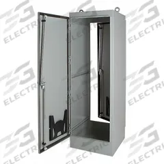 HOFFMAN Enclosure: Steel, 90 in x 36 in x 20 in, NEMA 12, Solid Cover, Hinged (MPN A903620FSG). Key specifications — Brand: HOFFMAN; Closure Method: Keyed Handle; Knockouts: Not Included.
