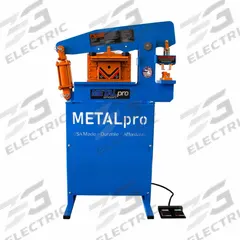 METALPRO Ironworker: 115V AC /Single-Phase, 2 Stations, 45 Tonf Hydraulic Force, 20 A Current (MPN MP4500FS). Key specifications — attr69797: Punch; attr66073: MP4500FS; attr66076: METALPRO.
