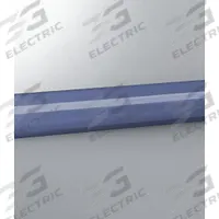 PAWLING CORP Accent Rail: EBR-30, PVC, Windsor Blue, 2 in Overall Ht, 12 ft Overall Lg (MPN EBR-30-12-265). Key specifications — Brand: PAWLING CORP; Color: Windsor Blue; Product Type: Accent Rail; Series: EBR-30; Internal Rubber Bumper: No.