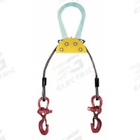 Load Leveling Sling,1 t Cap (MPN 52-1-3). Key specifications — Brand: CALDWELL; Rope Coating Type: Uncoated; Sling Material: Steel; Source of Supply: Made in USA.