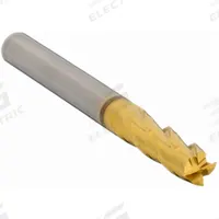 YG-1 Square End Mill: Carbide, TiN Coated, 4 Flute, 11/64" Mill Dia, 5/8" LOC, 2" OAL (MPN 07564TN)
