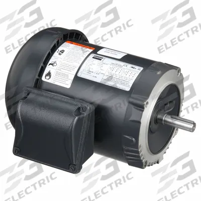 Dayton General Purpose Motor: C-Face Mount, Totally Enclosed Fan Cooled, 1/2 hp - C-Face 3-Phase General Purpose AC Motors