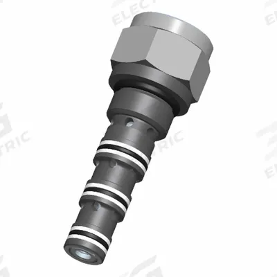 BUCHER HYDRAULICS Cartridge Valve: Screw-In, Screwdriver Adjustment, C08-40 Valve Cavity Size - Cartridge Check Valves