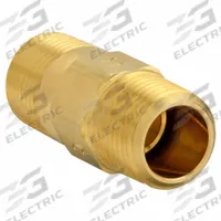 APPROVED VENDOR Piston Spring Check Valve: Piston, Inline Valve Body, 3/8 in Pipe Size, MNPT x MNPT (MPN CHK BRS 610-6M6M-B). Key specifications — Brand: APPROVED VENDOR.
