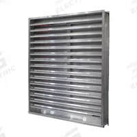 Wind Driven louver: Hat Channel, Flush Mount, 23 1/2 in H, 59 1/2 in W, Aluminum, 37° Blade Angle (MPN DCFL-D-4 6024). Key specifications — Brand: S&P AIR CONTROL; Maximum Air Velocity: 1250 fpm.
