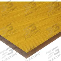 PEI Bar: 1 in Thick, 4 in x 12 in, Amber, Translucent, 15,200 psi Tensile Strength, 1.0 ft-lb/in (MPN BULK-PS-PEI-62). Key specifications — Impact Strength: 1.0 ft-lb/in; Clarity: Translucent.