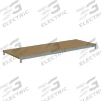 TENNSCO Shelf: 36 in x 12 in, 850 lb Load Capacity, Particleboard, Gray, Shelf (MPN ZAESH-3612D). Key specifications — Decking Material: Particleboard; Includes: (2) Beams; Decking Finish: Unfinished; Shelf Configuration: Single Straight; Color: Gray; Frame Material: Steel; Brand: TENNSCO; Frame Finish: Zinc Plated.